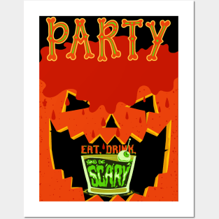 Halloween party Posters and Art